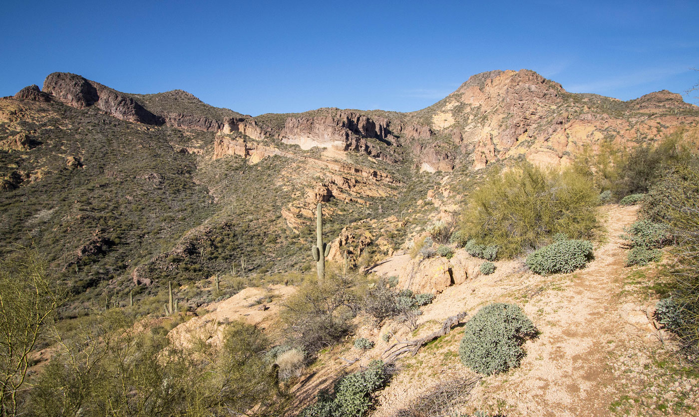 Hiking Dome Mountain Loop in Tonto National Forest, Arizona