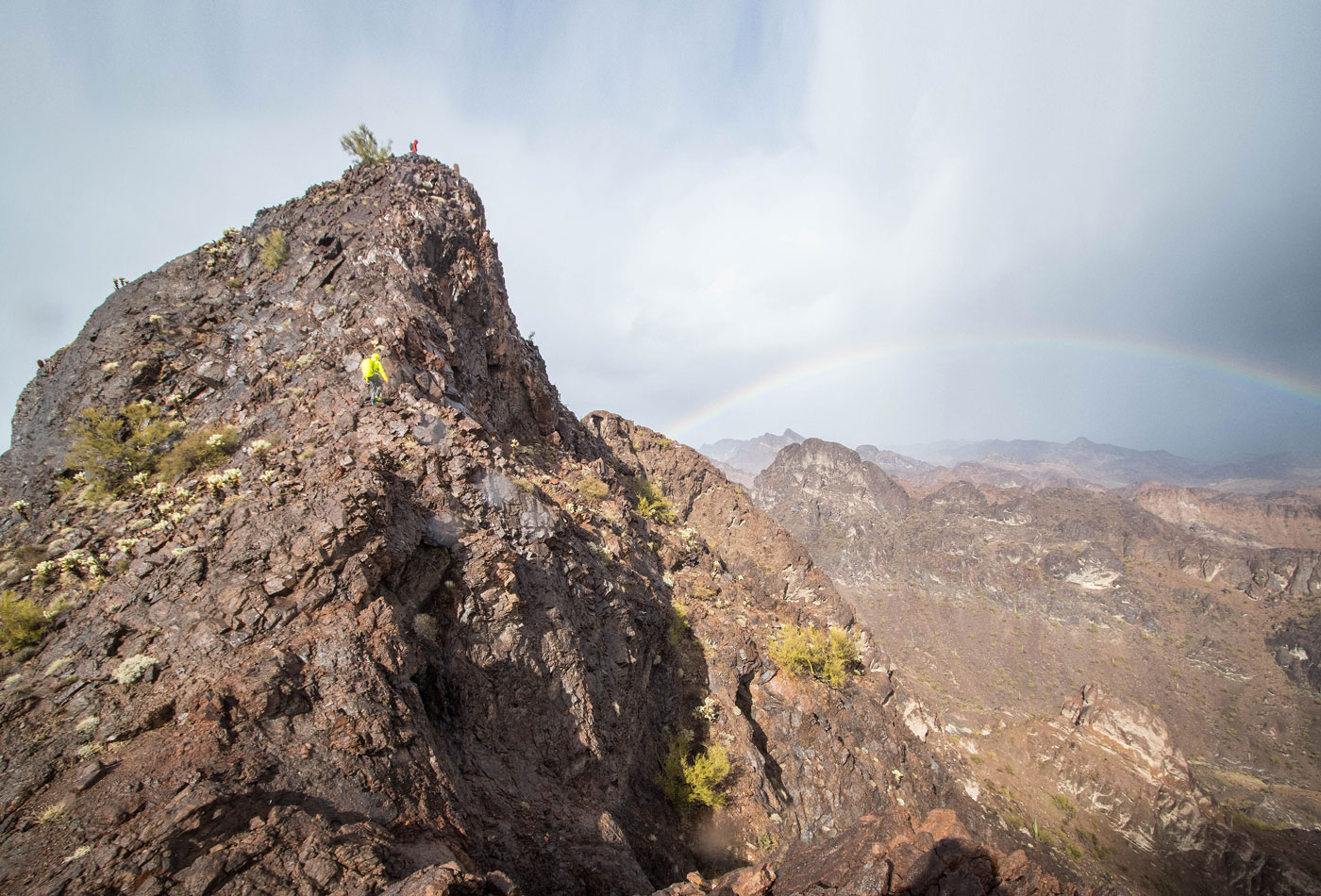 Hike Bobbin Peak to Needles Eye (Trigo Mountains Traverse) in Trigo Mountains Wilderness Area BLM, Arizona - Stav is Lost