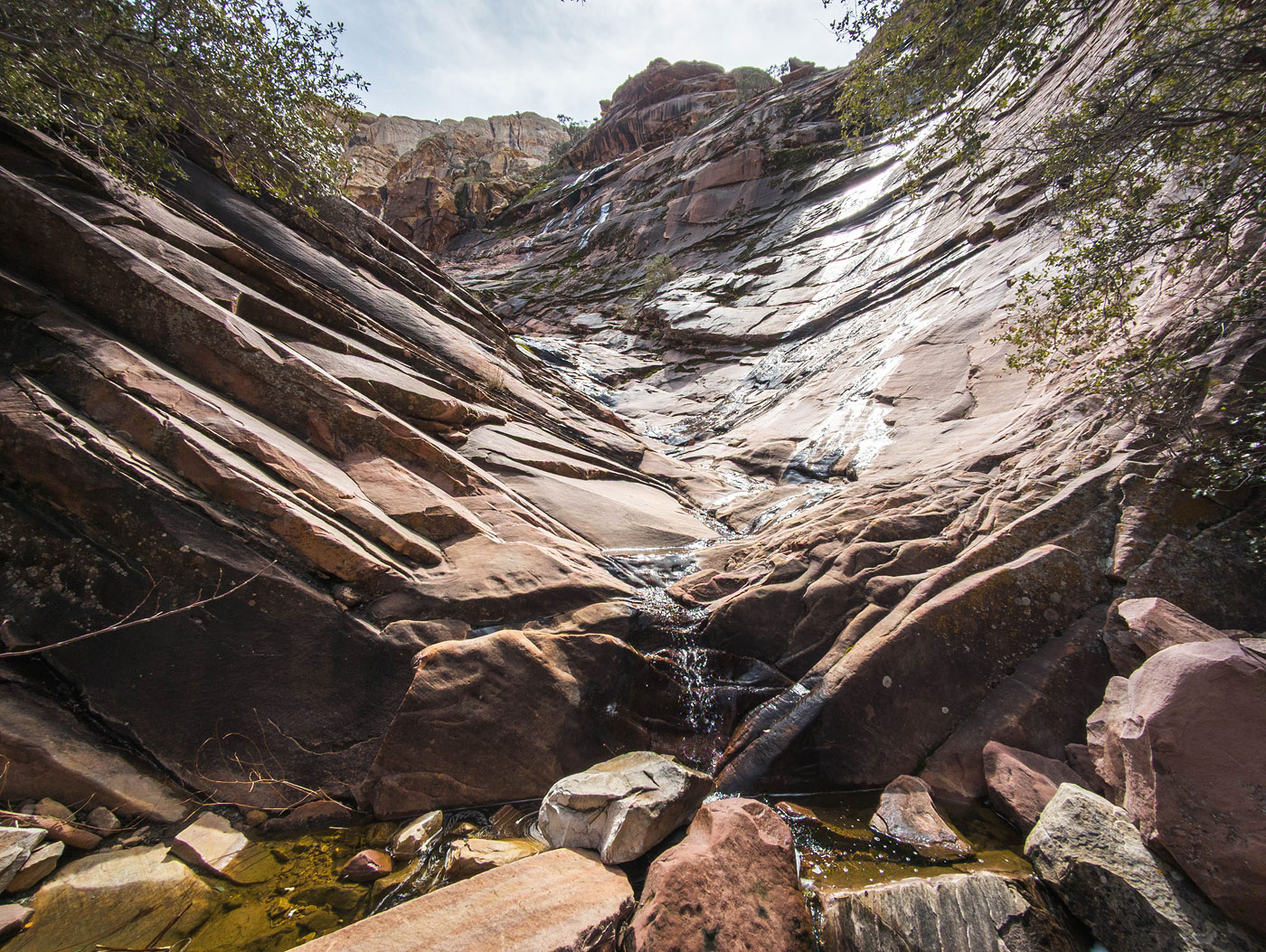 Hiking Gunsight Notch Peak via Terrace Canyon in Red Rock Canyon